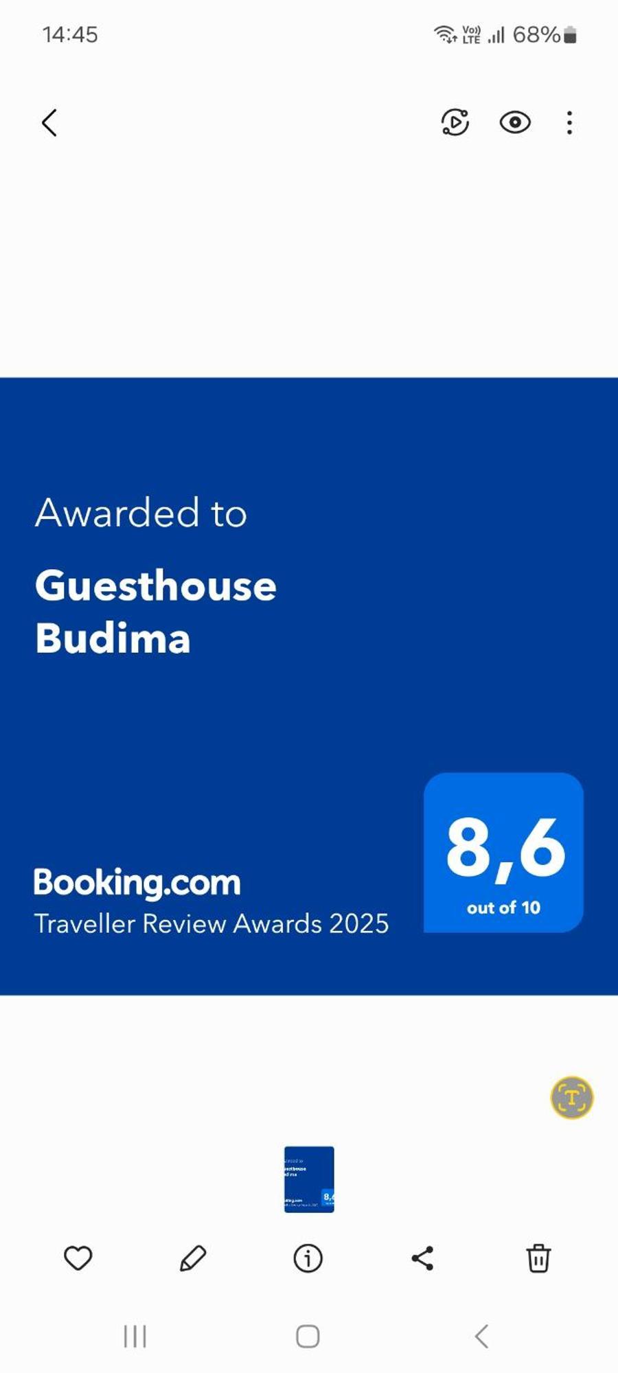 Guesthouse Budima Banići Extérieur photo